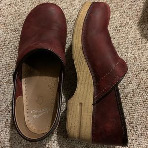 Dansko red clogs. Used, great condition. Size 40.